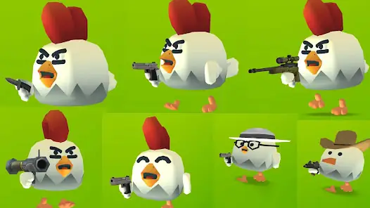 لقطة من لعبة Chicken Gun