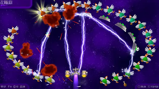 لقطة 2 من لعبة Chicken Invaders 4
