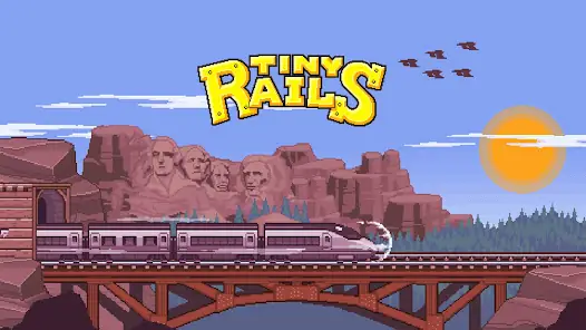 لقطة من لعبة Tiny Rails – Train Tycoon
