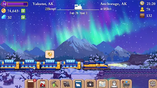 لقطة 2 من لعبة Tiny Rails – Train Tycoon